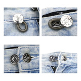 Botão Extensor Para Calça, Saia, Jeans/ Mdm/ Com Cor Cinza