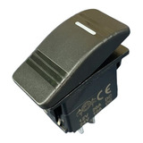 Botao Interruptor 12v-20a E 24v-10a De 3 Pinos Preto (on-off
