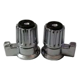 Botão Knob Cromado De Auto Rádio Tkr Réplica 