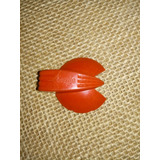 Botão Para Fogão Antigo Vermelho Com Ferrinho Cosmopolita