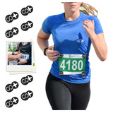 Botão Porta Número Corrida De Rua Não Fura - Kit 8 Botões