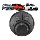 Botão Retrovisor Linha Vw Gol G6 Saveiro Fox Parati 8 Pinos