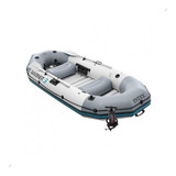 Bote Inflável Intex Mariner 3 C/ Par Remos Bomba Barco Pesc
