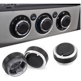Botões Ar Condicionado Preto Ford Focus 2008/2013 3 Unidades