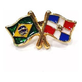 Bótom Pim Broche Bandeira Brasil X República Dominicana