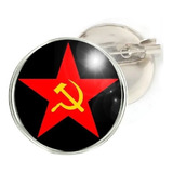 Boton Símbolo Do Comunismo Pin Comunista