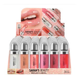 Box Gloss Labial Sarahs Beauty 36 Unidades Brilho Glitter 