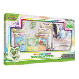 Box Pokémon Coleção Paldea Sprigatito C/broche Miraidon Ex 