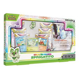 Box Pokémon Coleção Paldea Sprigatito + Mais 30 Cartas Tcg