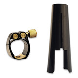Braçadeira Couro P Boquilha Selmer Metal Sax Tenor