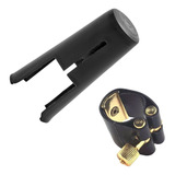 Braçadeira Couro Para Boquilha Selmer Metal Sax Alto