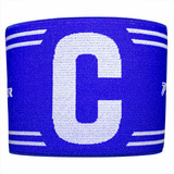 Braçadeira Poker Capitão Elástica Cor Azul