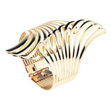 Bracelete De Metal Moda Egipicia Com Mola Para Ajuste Mpfest
