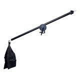 Braço Articulado 140cm Para Transformar Tripé De Iluminação Em Girafa Com Articulador Saco De Contra Peso | Sou Foto Btg-001