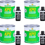 Brascoved Kpo 440g Branco Brascola Kit C/ 4 Unidades