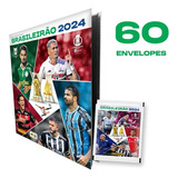 Brasileirão 2024 - Álbum Capa Dura + Kit Com 60 Envelopes
