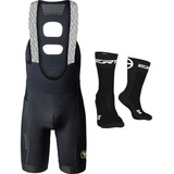 Bretelle Ciclismo Masculino Free Force Performance Gel Meia