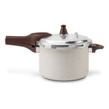 Brinox Pressure Panela De Pressão Revestimento Cerâmica Indução 4,2l Cor Vanilla