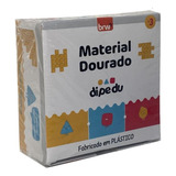 Brinq. Plast. Material Dourado 111 Pçs Dpd2011