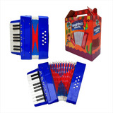 Brinquedo Acordeon Sanfona Gaita 17 Teclas 8 Baixos Infantil