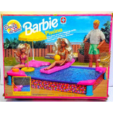 Brinquedo Antigo Brilho De Sol Barbie Piscina