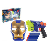 Brinquedo Arma Nerf Dardos Com Máscara- Protetor Das Galáxia