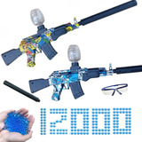 Brinquedo Arminha Ak47 Bolinhas De Gel Automática Elétrica