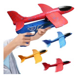 Brinquedo Avião Planador Aeromodelo Color Lançador Plástico