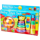 Brinquedo Baby Toys Set Educativo Didático Encaixe Bebe Cor Colorido