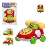 Brinquedo Bebê Infantil Carro Telefone Movido Divertido