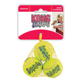 Brinquedo Bola Cães Kong Squeakair Tennis Ball Pequeno Com 3