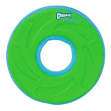 Brinquedo Cachorro Disco Zipflight Flyer Medio - Chuckit Cor Verde
