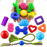 Brinquedo Cachorro Interativo Kit 8un Maciço Pet Pequeno 