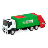 Brinquedo Caminhão De Lixo Iveco Tector Escala 1:32