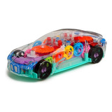 Brinquedo Carrinho Bate Volta Corrida Luz Som Engrenagem Led Personagem Única