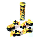 Brinquedo Carrinhos Construção Truck C/6 Pçs Fricção Coleção