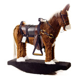 Brinquedo Cavalo Cavalinho Gangorra Revest. Pelucia Premium