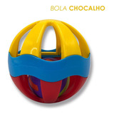 Brinquedo Chocalho Bolinha Colorida Para Bebê - Jp Brink