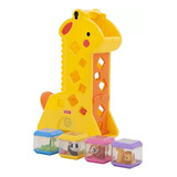 Brinquedo De Encaixar Girafa Peek A Blocks Fisher Price