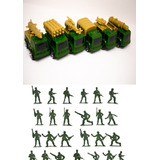 Brinquedo De Guerra Soldadinhos Miniaturas Bonecos Militar