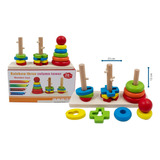 Brinquedo De Madeira Pedagógico Educativo Encaixe Autista