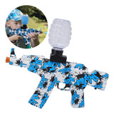 Brinquedo De Metralhadora Automática Gel Polka Dot Gun Azul