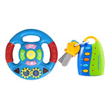 Brinquedo De Volante De Simulação Com Música E Luz,
