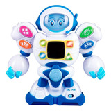 Brinquedo Educativo Amigo Robô Fala Frases Inglês Português