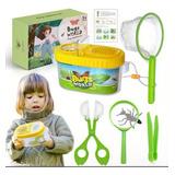 Brinquedo Educativo Exploração Natureza De Insetos E Pinça 