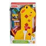Brinquedo Educativo Girafinha Com Som E Blocos Fisher Price