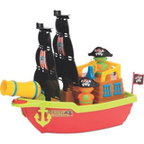 Brinquedo Iantil Barco Aventura Pirata Agua Mercotoys Cor Colorido