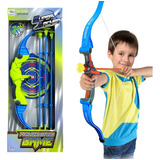 Brinquedo Infantil Arco Flecha 57cm Cavaleiro Medieval Azul
