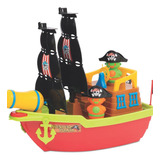 Brinquedo Infantil Barco Grande Pirata Menino Menina 3 Anos