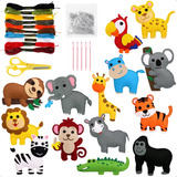 Brinquedo Infantil Costura Mágica Kit De Criação Montessori Cor Preto